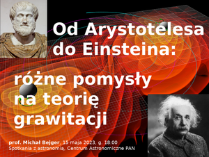 Od Arystotelesa do Einsteina - plakat