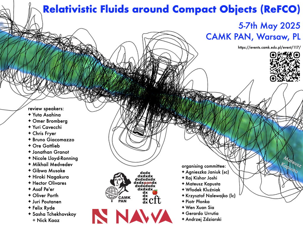Relativistic Fluids around Compact Objects, May 5–9, 2025